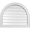 Ekena Millwork Round Top Surface Mount PVC Gable Vent: Functional, w/ 2"W x 1-1/2"P Brickmould Frame, 26"W x 22"H GVPRT26X2202SF - alternate 1